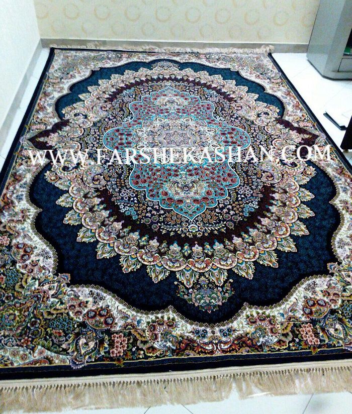 فرش کاشان طرح ارکیده